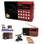 JOC H011UR compact portable rechargeable digital FM radio and MP3 music player