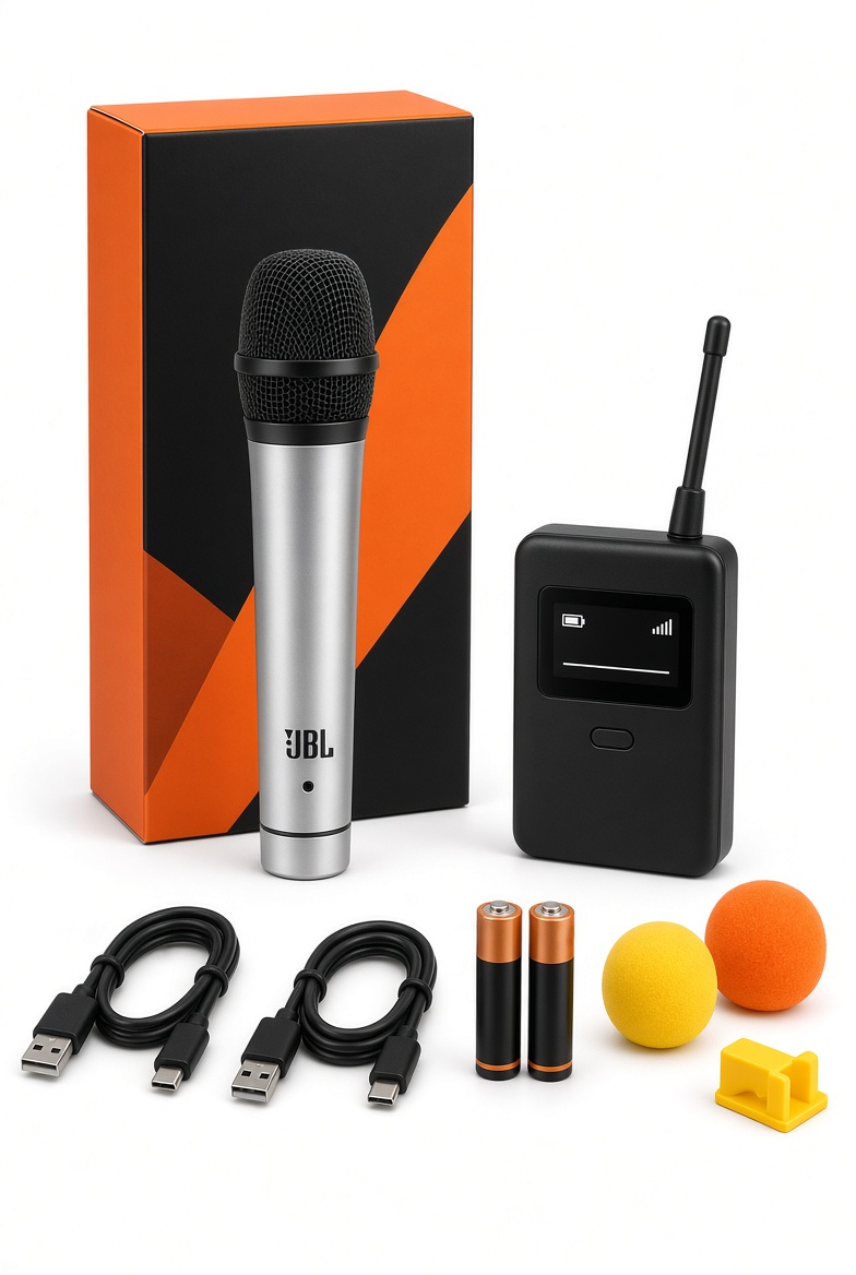 X0j55 JBL 30S Rechargeable Wireless Microphone - Image 1
