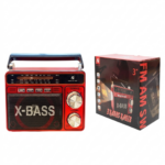 KTF-1466 X-Bass Retro Radio & Bluetooth Speaker