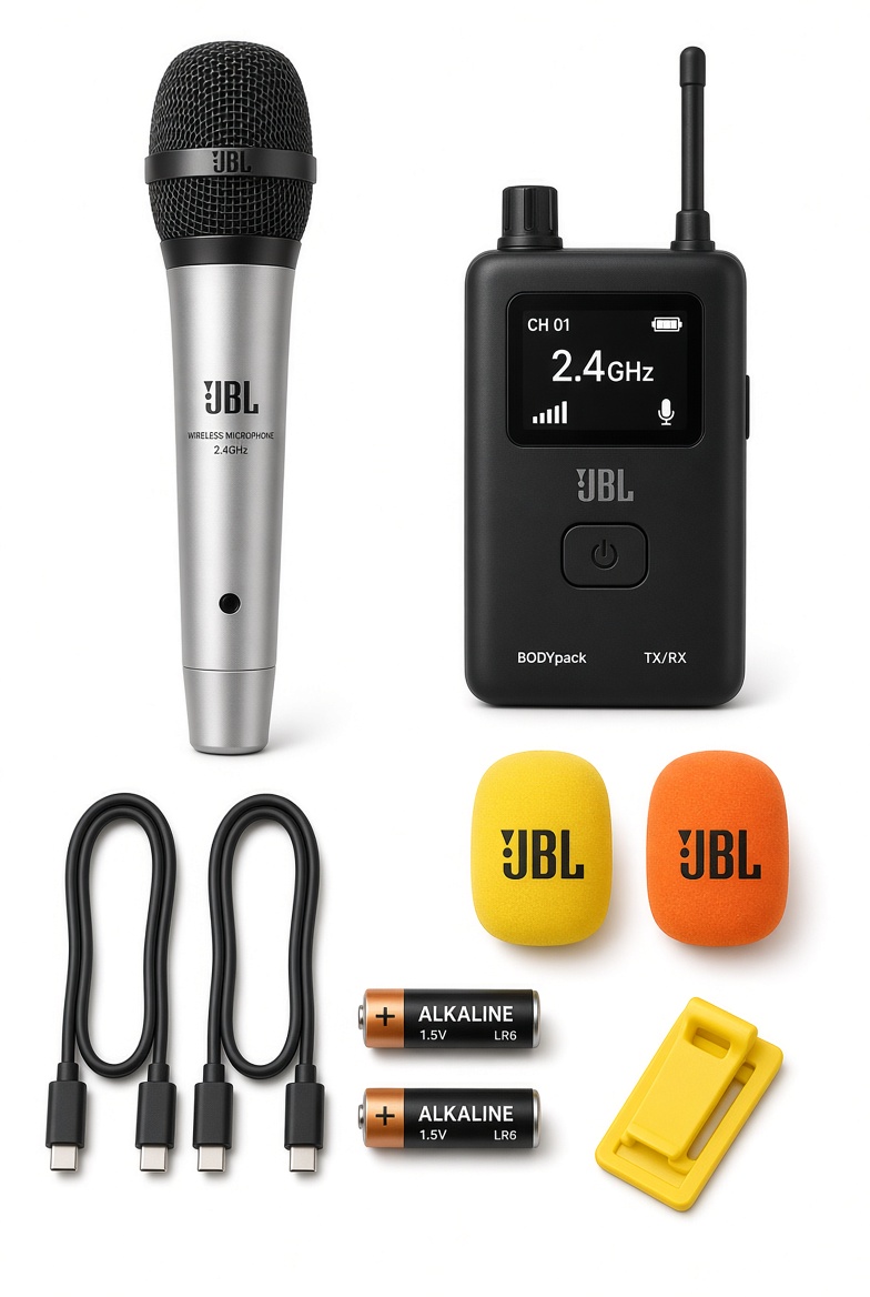 bg1HO JBL-Style 2.4 GHz Wireless Microphone System - Image 1