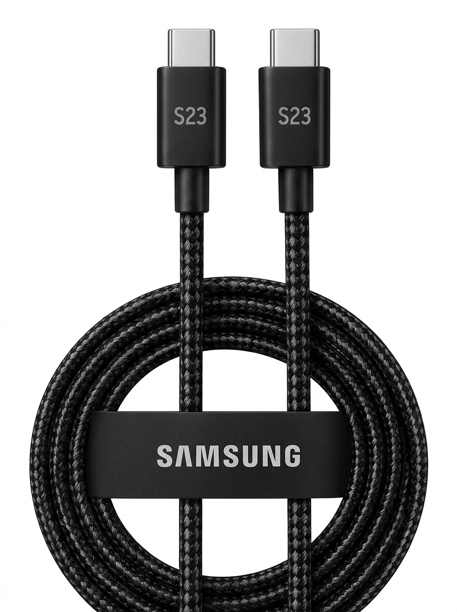 image_f0e96ef5 Samsung S23 USB-C to USB-C Cable (1.8m) - Image 1